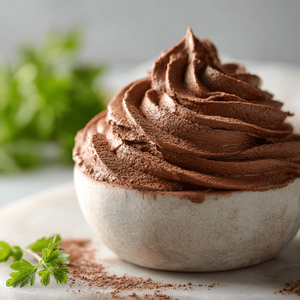 Whipped Chocolate Buttercream Frosting Recipe