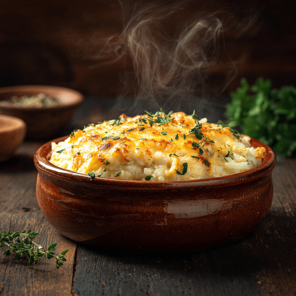 Cheesy Rice Recipe - Recipe Image