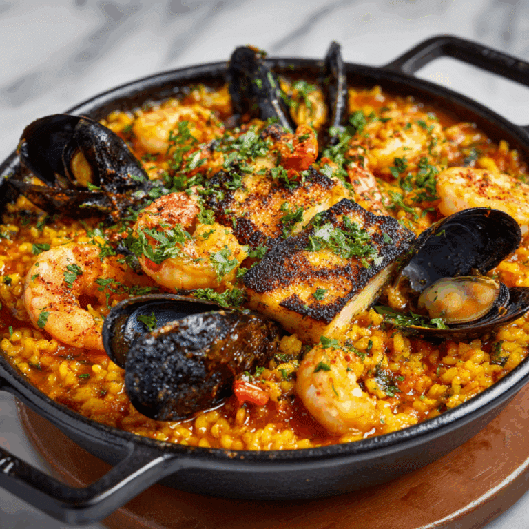 Spanish Seafood Paella