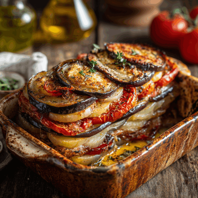 Mediterranean Eggplant & Potato Bake