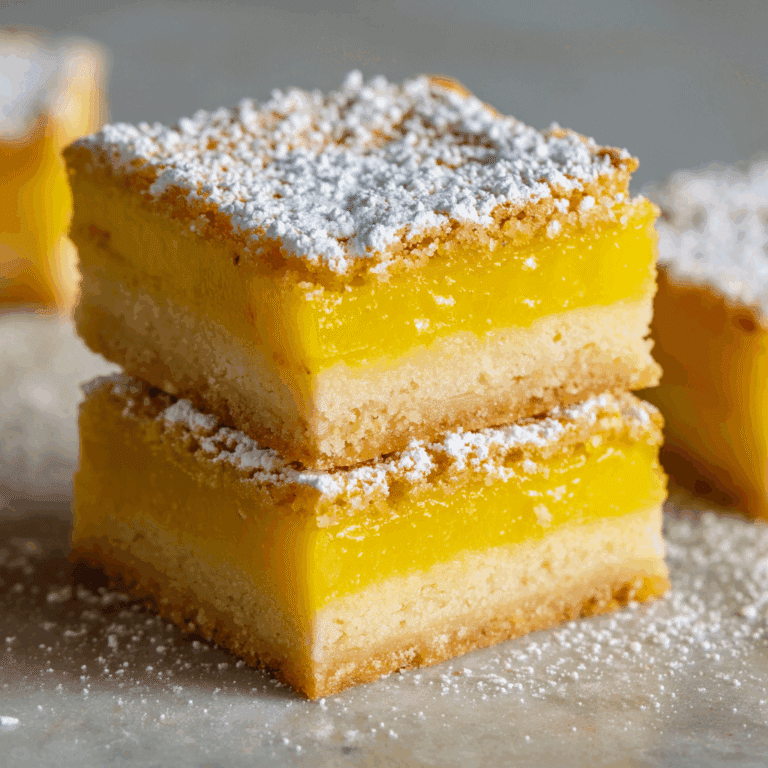 Lemon Bars Recipe