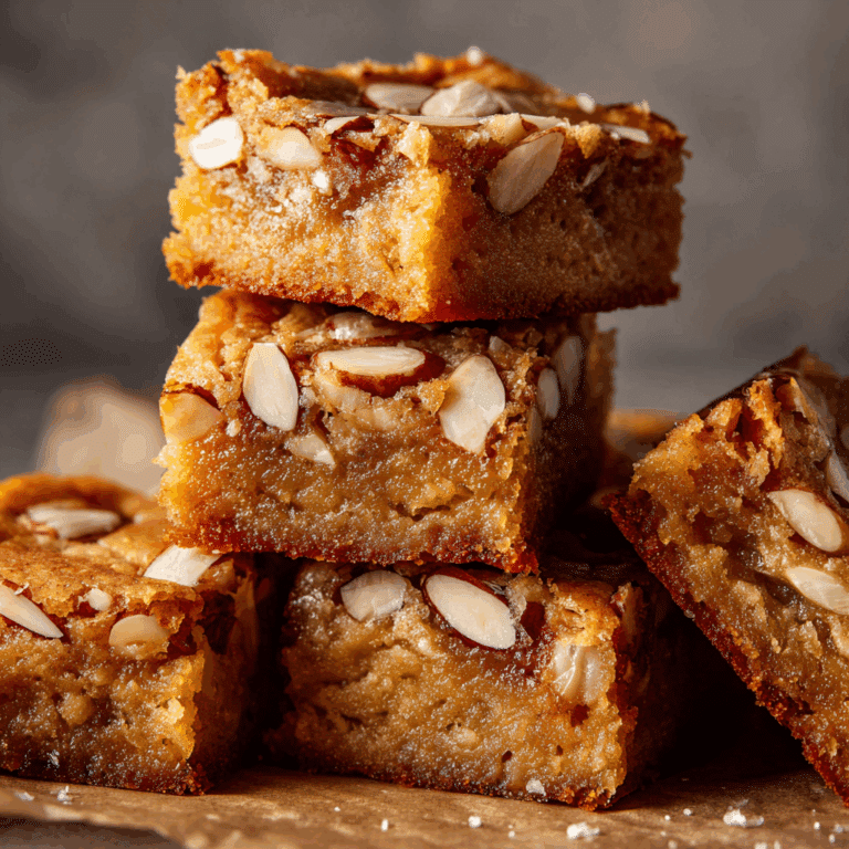 Almond Blondies Recipe