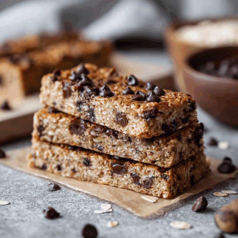 Chocolate Chip Granola Bars Recipe