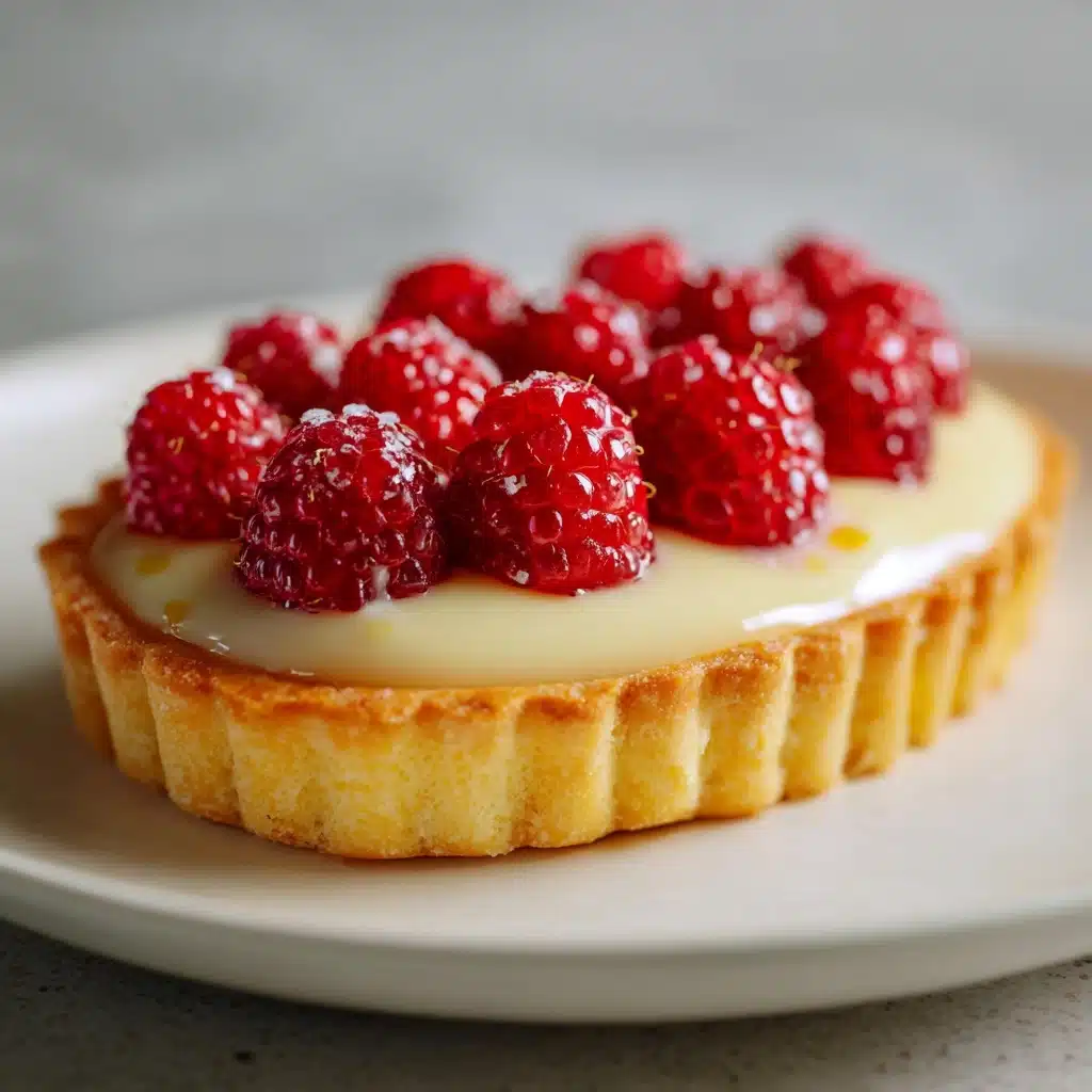 Raspberry White Chocolate Tart Recipe - Recipe Image