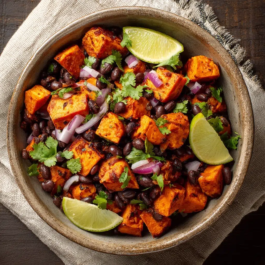 Roasted Sweet Potato & Black Bean Salad Recipe