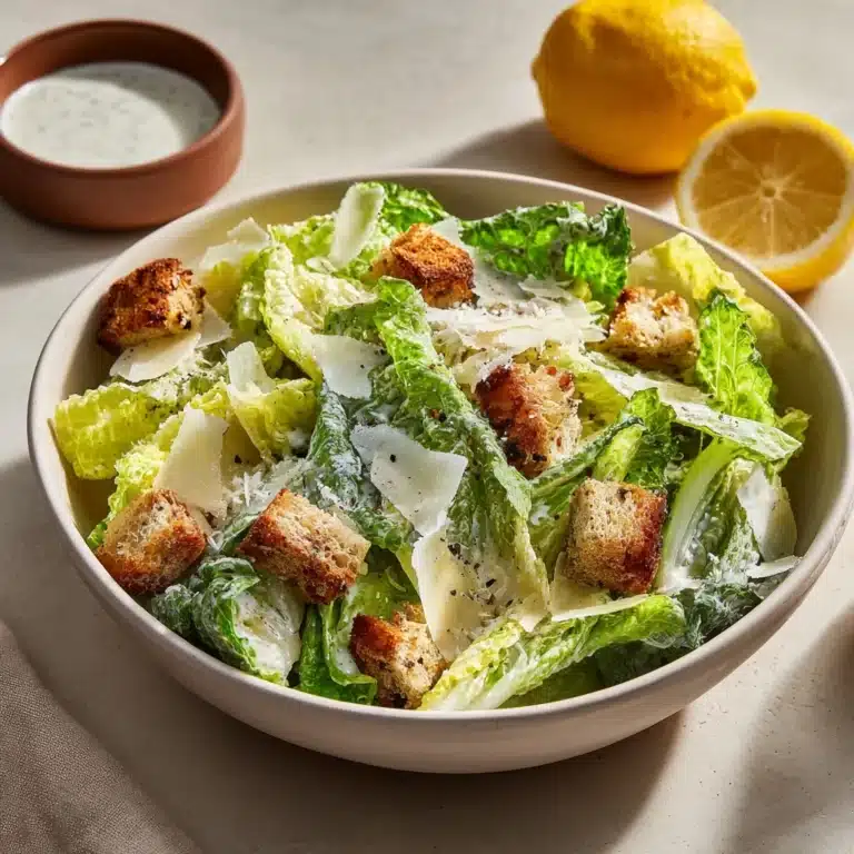 Classic Caesar Salad (Light Version) Recipe