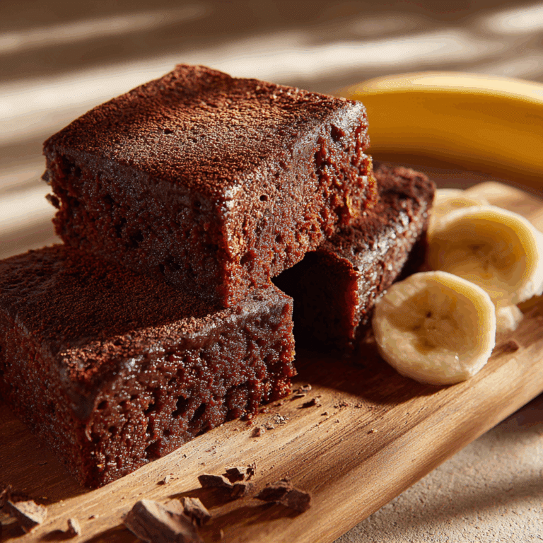 Chocolate Banana Snack Cake Recipe