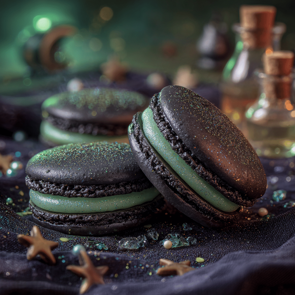 Cauldron Macarons Recipe - Recipe Image