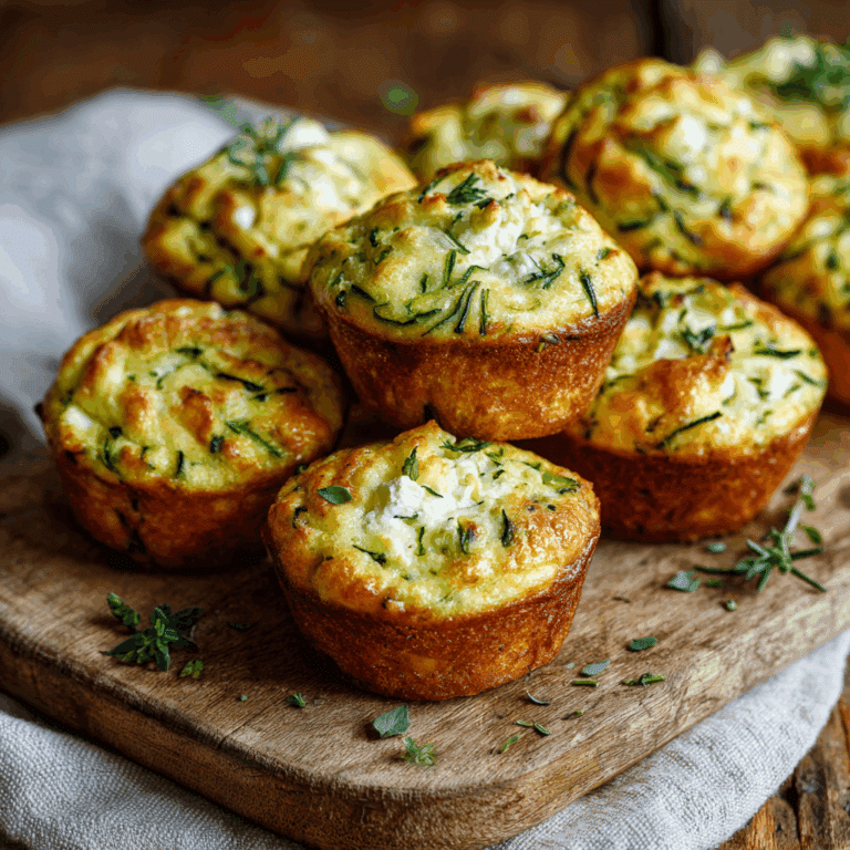 Mini Zucchini Feta Muffins Recipe