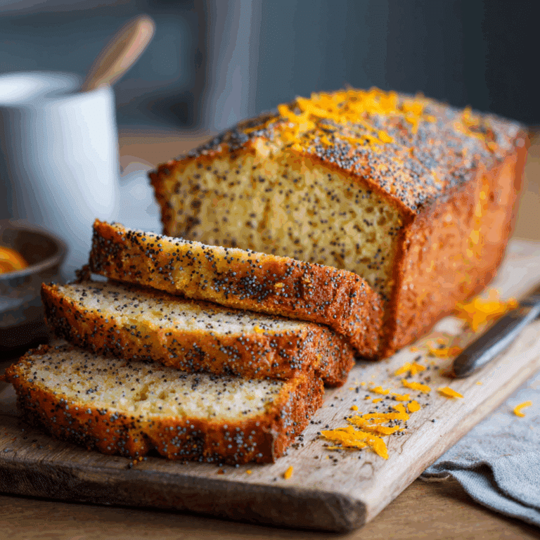 "Orange Poppy Seed Loaf Recipe