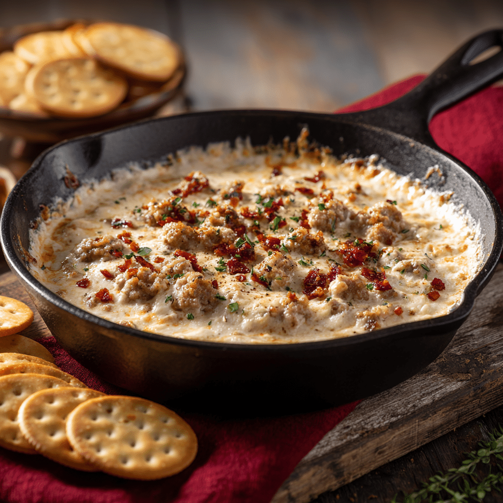 Sausage Cream Cheese Dip Recipe - Recipe Image