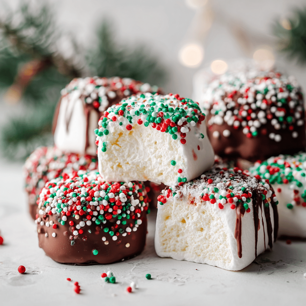 Holiday Marshmallow Bites Recipe - Recipe Image