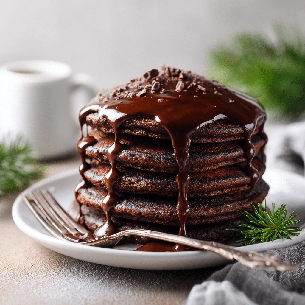 Brownie Pancakes Recipe - Recipe Image