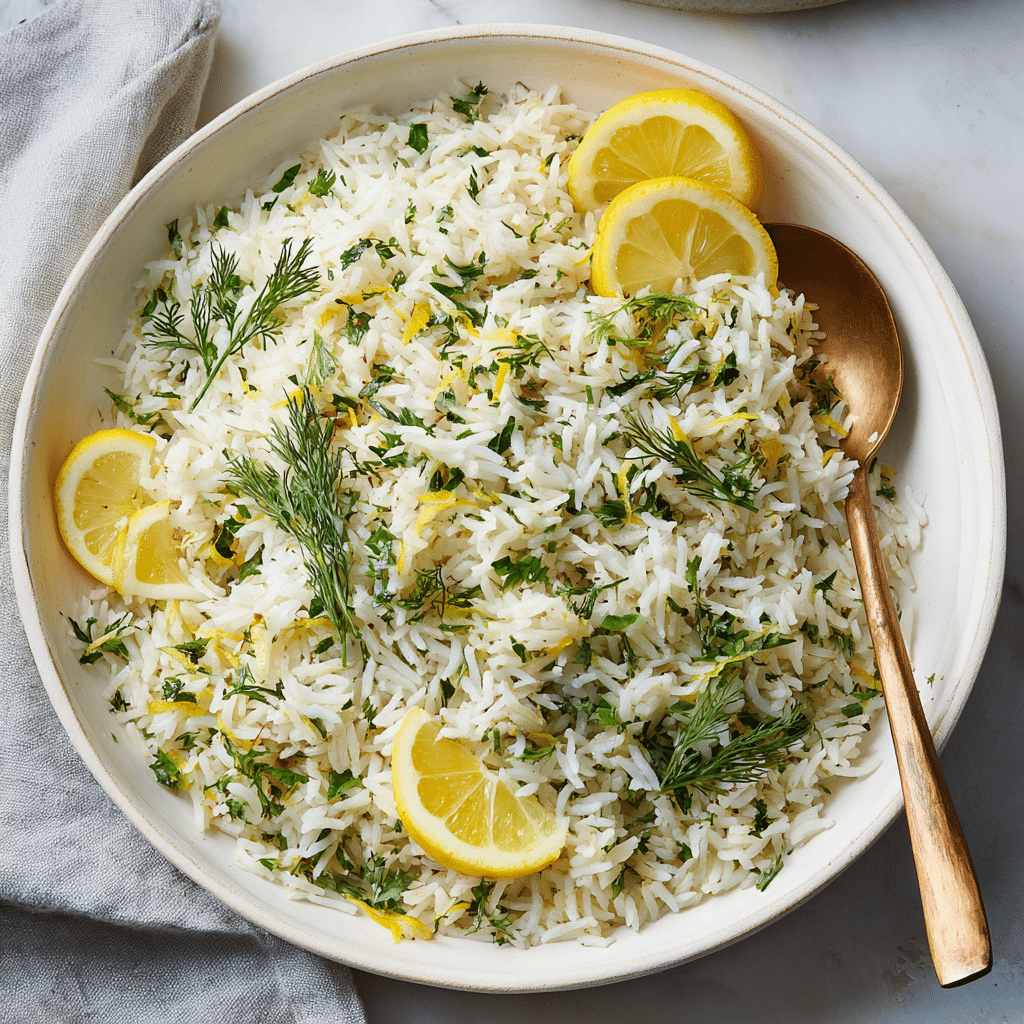 Lemon Herb Rice - Recipe Image