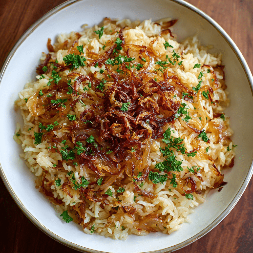Caramelized Onion Rice - Recipe Image