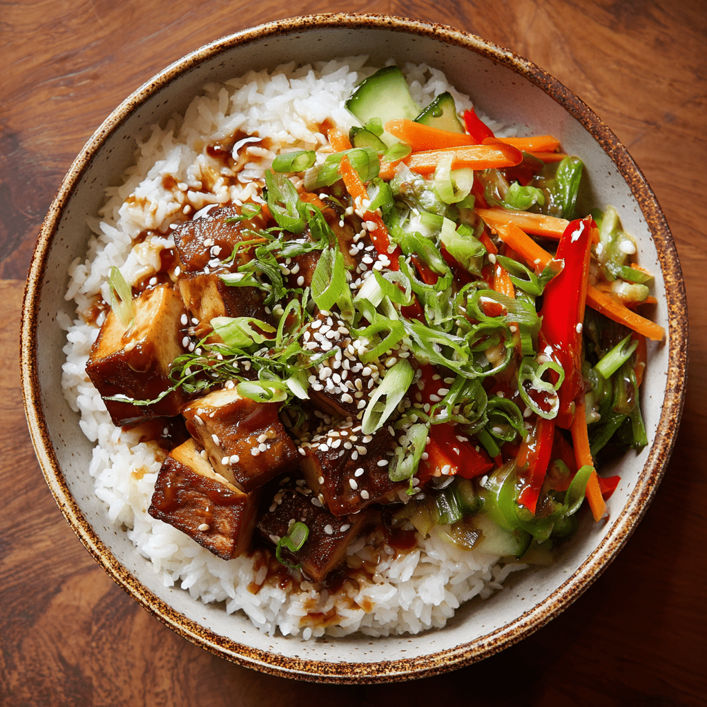 Japanese Miso Rice Bowl - Recipe Image