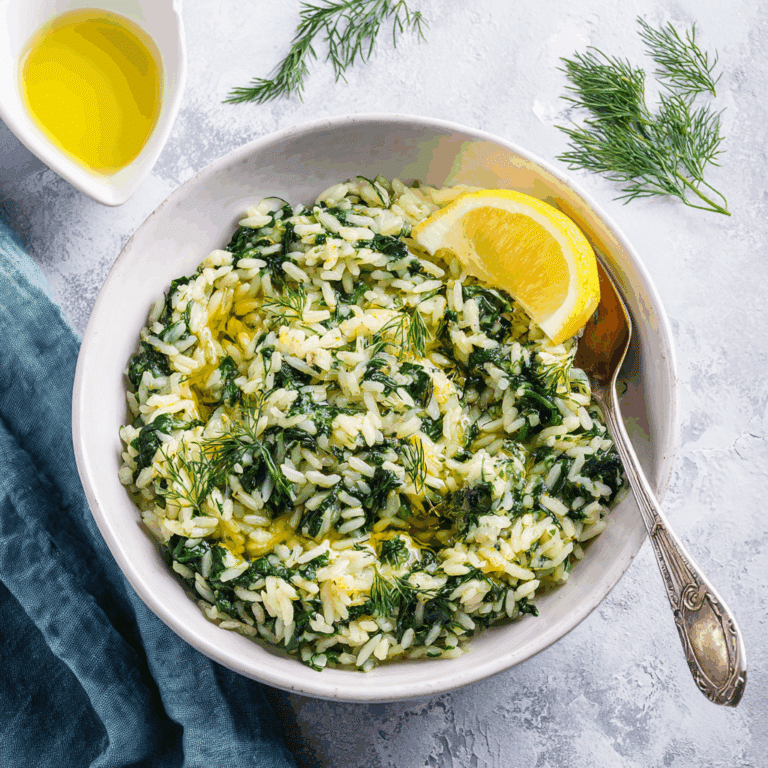 Spinach Rice (Spanakorizo)