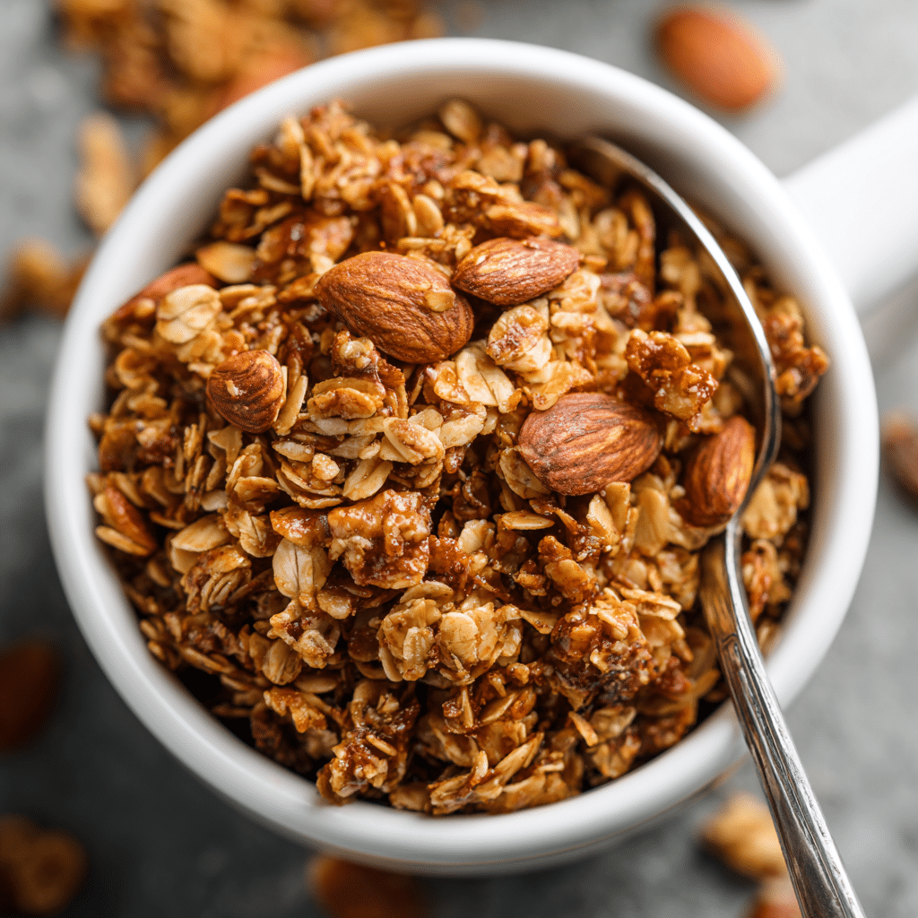 Maple Almond Slow Cooker Granola Recipe
