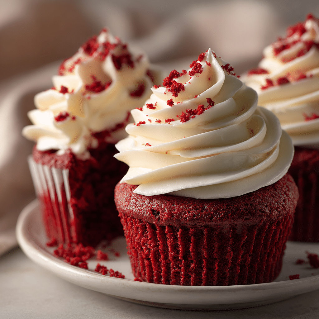 Red Velvet Cupcakes Recipe - Recipe Image