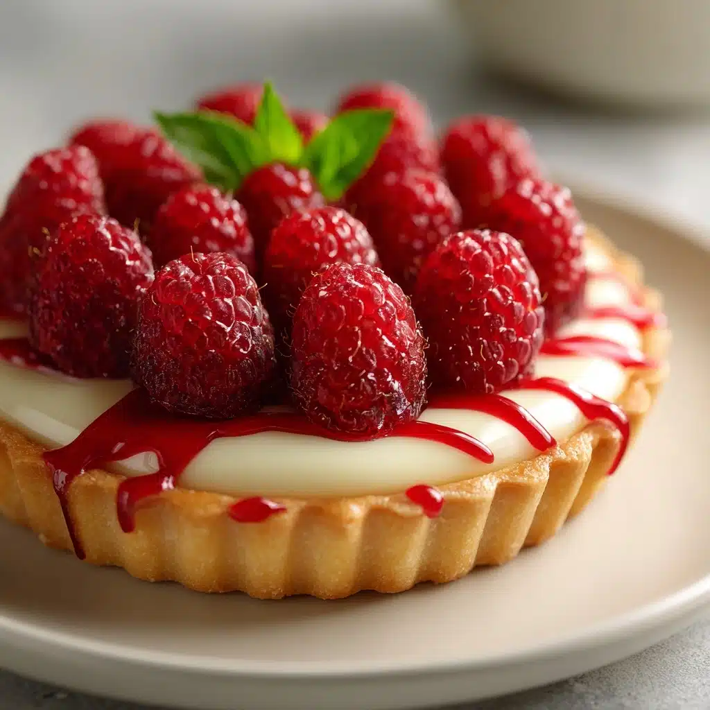 Raspberry White Chocolate Tart Recipe - Recipe Image