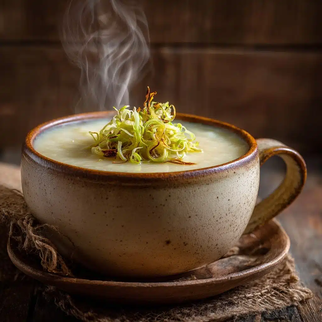 Creamy Potato and Leek Soup Recipe - Recipe Image