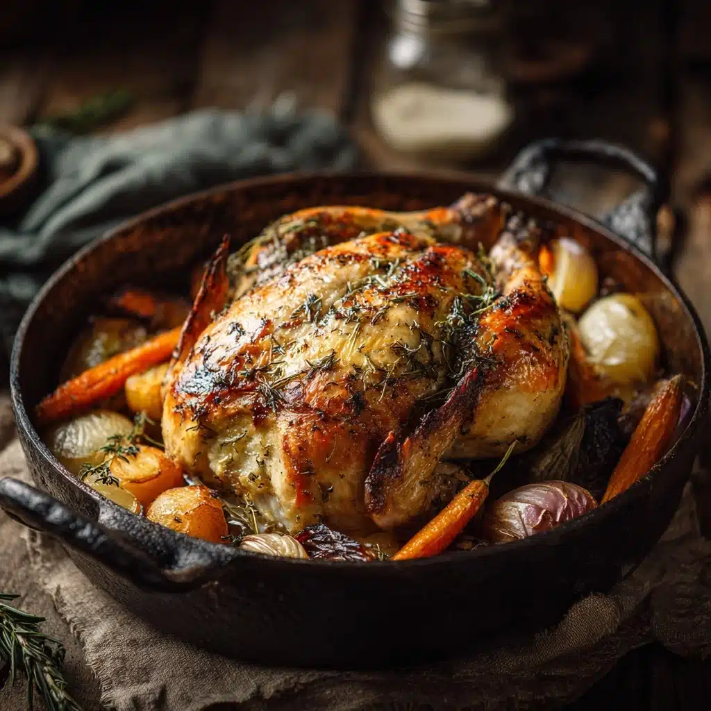 Winter Herb Roasted Chicken and Vegetables Recipe - Recipe Image