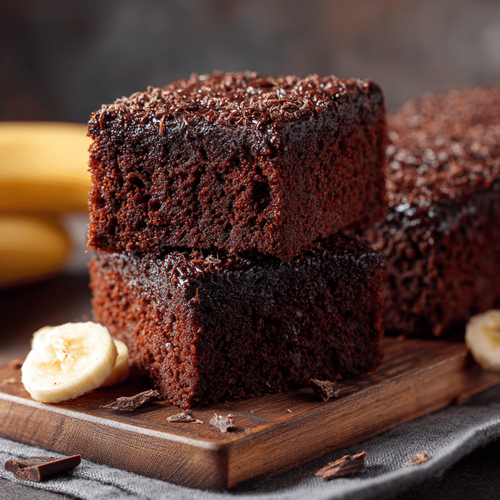 Chocolate Banana Snack Cake Recipe - Recipe Image