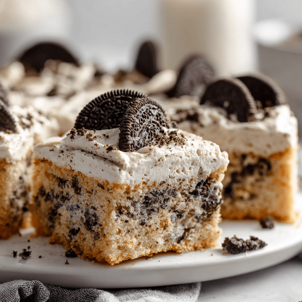 Cookies and Cream Sheet Cake Recipe - Recipe Image