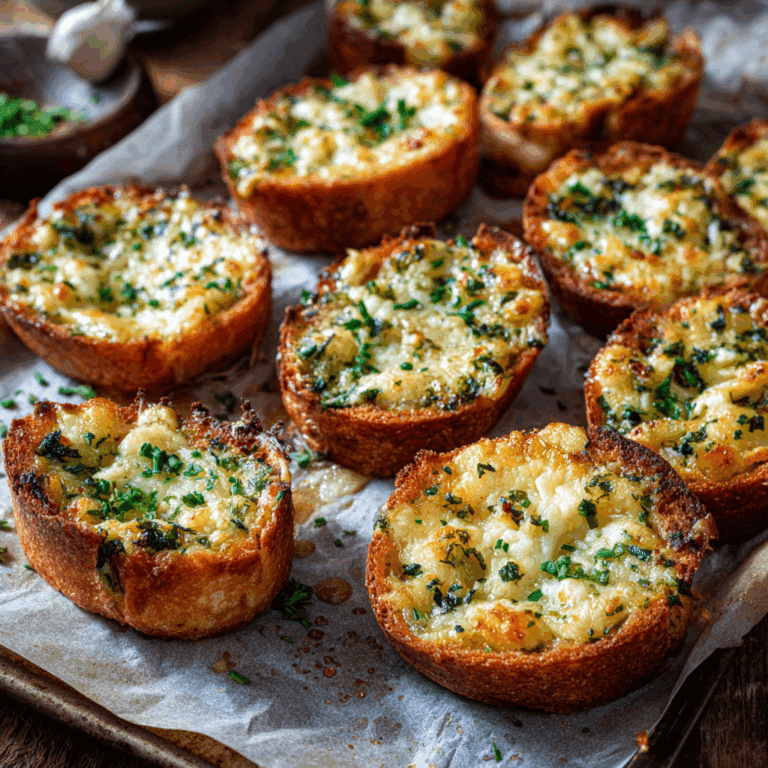 Cheesy Garlic Bread Bites Recipe