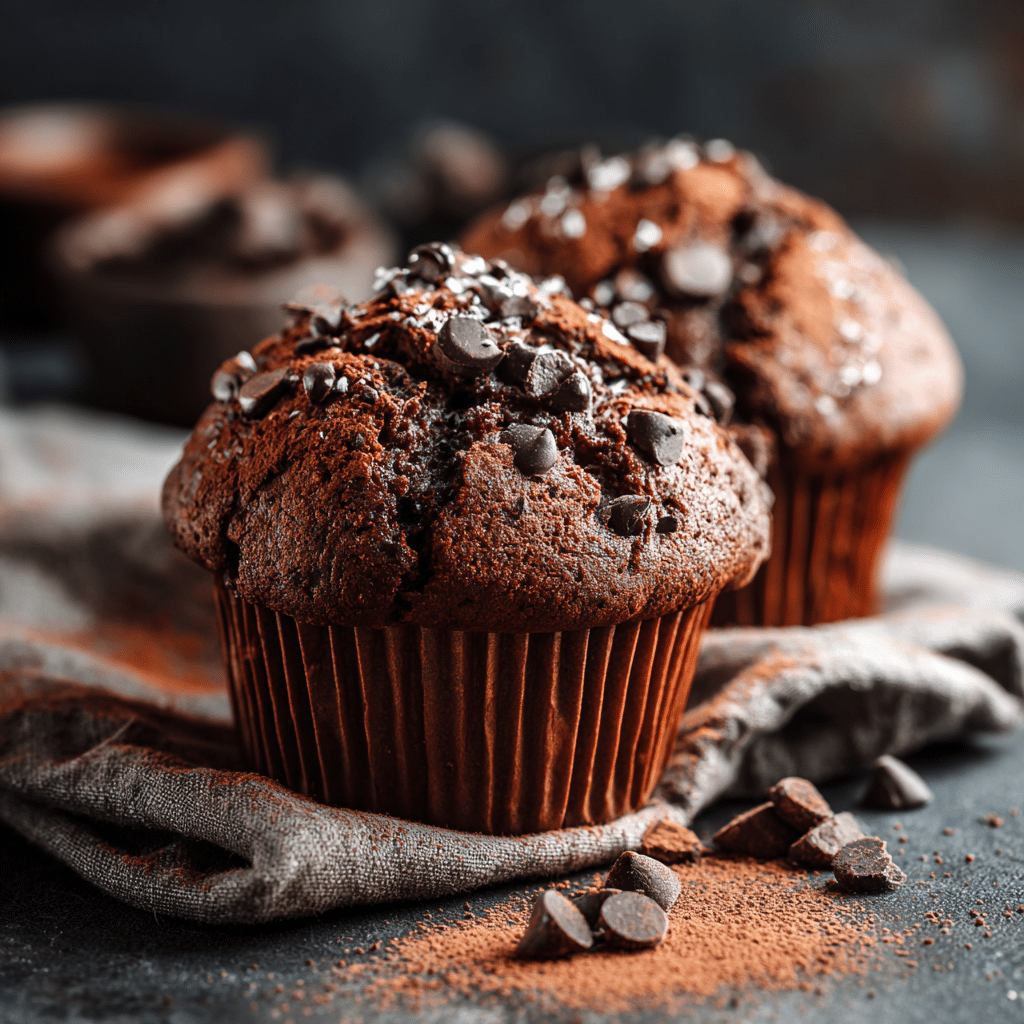 Double Chocolate Muffins Recipe - Recipe Image