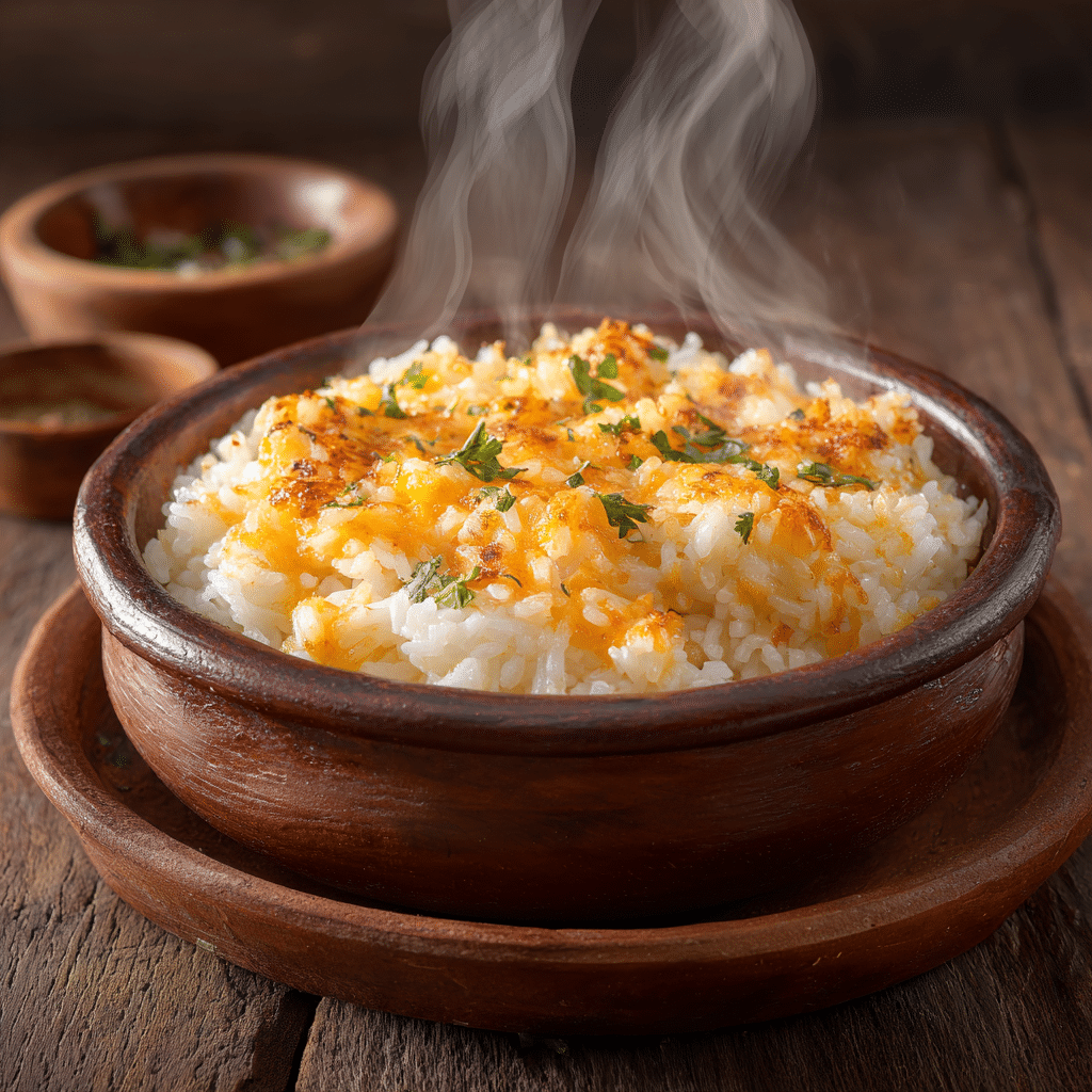 Cheesy Rice Recipe - Recipe Image