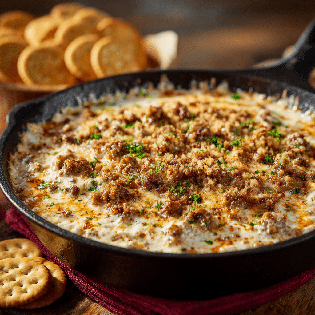 Sausage Cream Cheese Dip Recipe - Recipe Image
