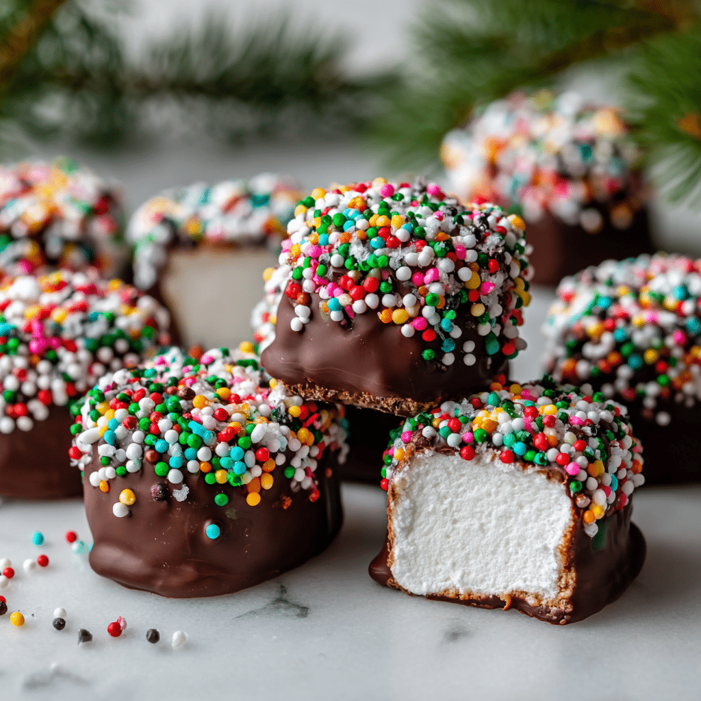 Holiday Marshmallow Bites Recipe - Recipe Image