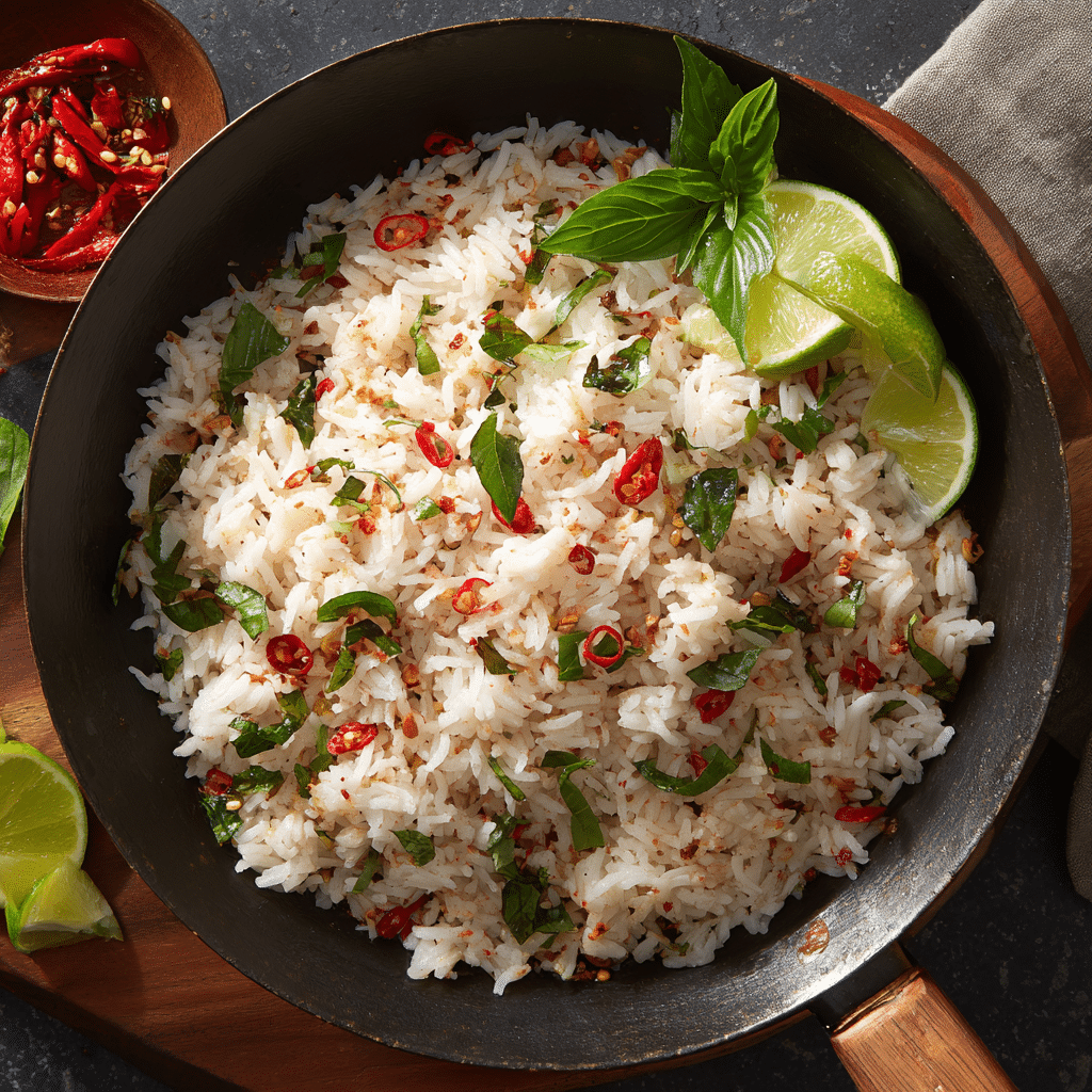 Thai Basil Fried Rice - Recipe Image