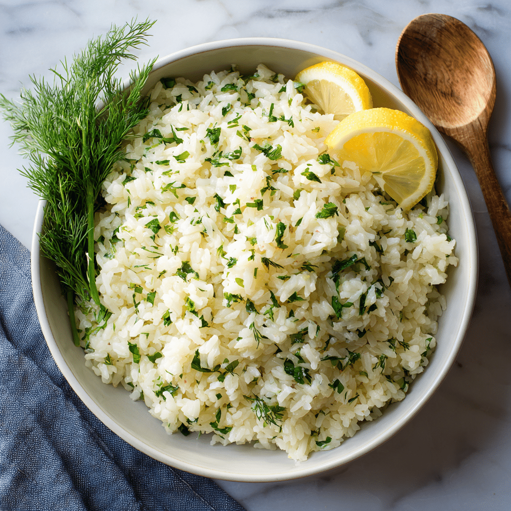 Greek Lemon Rice - Recipe Image