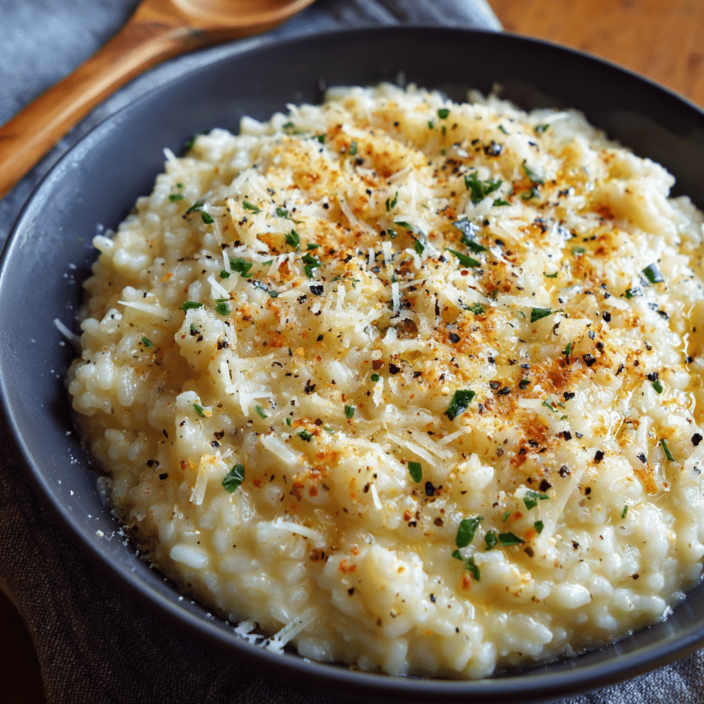 Garlic Parmesan Rice - Recipe Image
