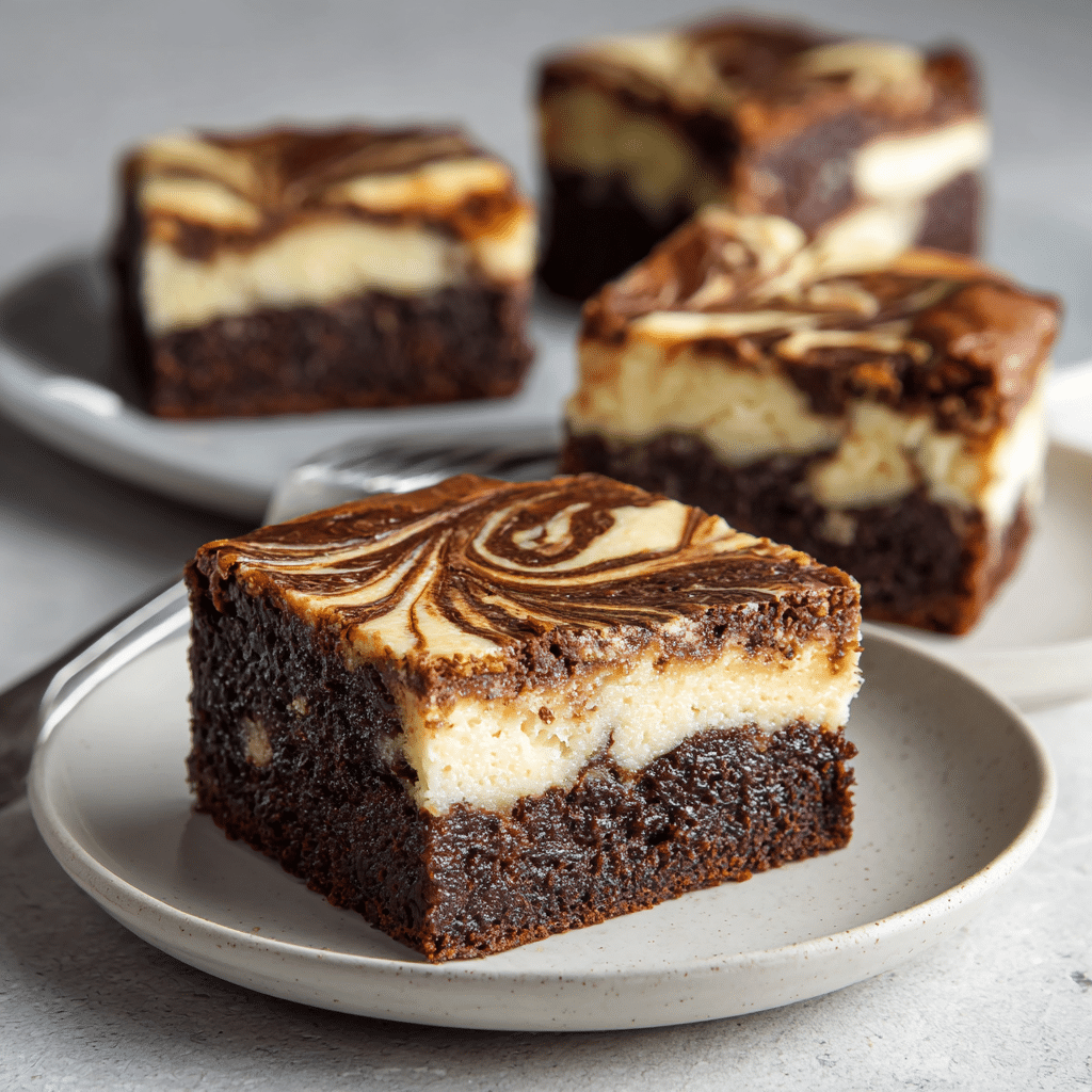 Cheesecake Brownies Recipe - Recipe Image