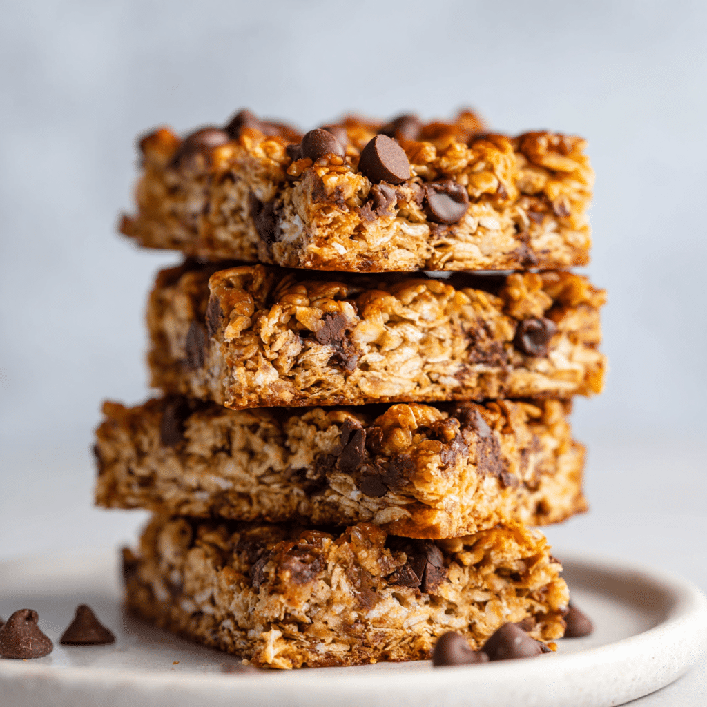 Chocolate Chip Granola Bars Recipe - Recipe Image