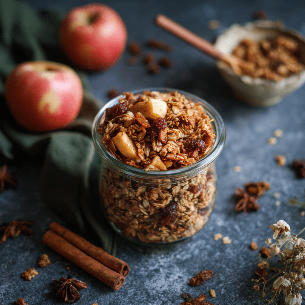 Apple Cinnamon Granola Recipe - Recipe Image