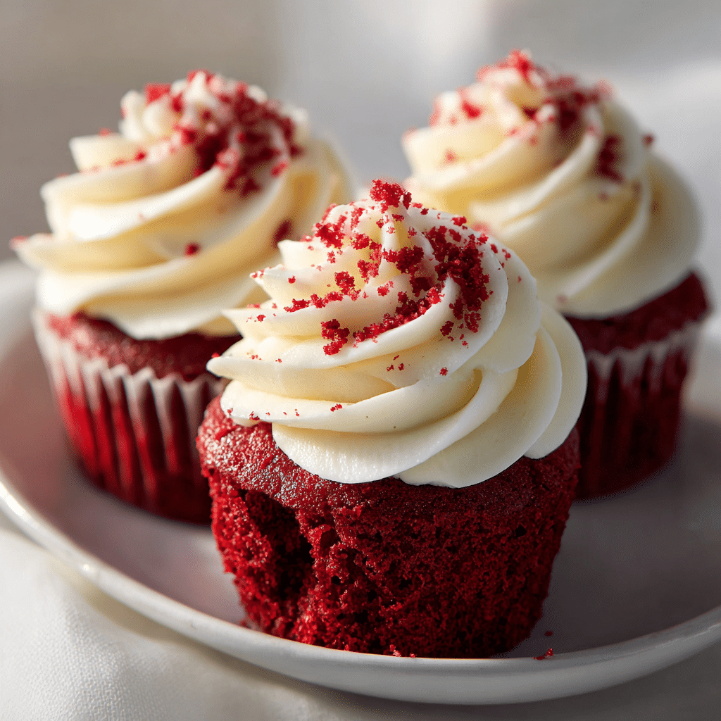 Red Velvet Cupcakes Recipe - Recipe Image
