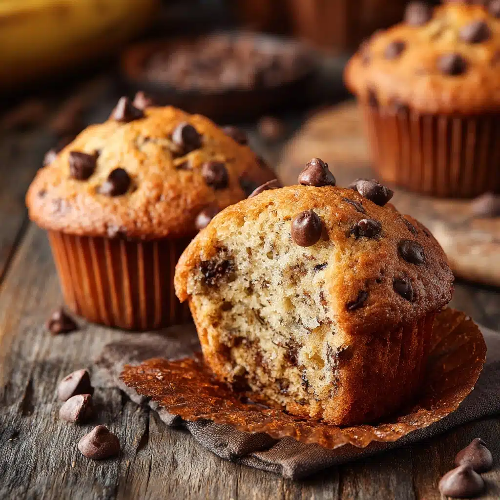 Chocolate Chip Banana Muffins Recipe - Recipe Image