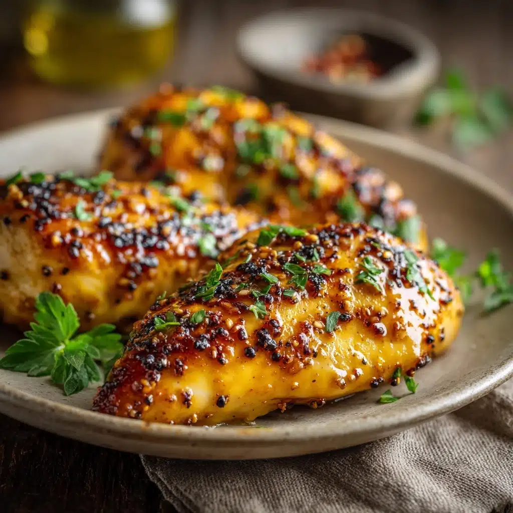 Honey Mustard Baked Chicken Breasts Recipe - Recipe Image