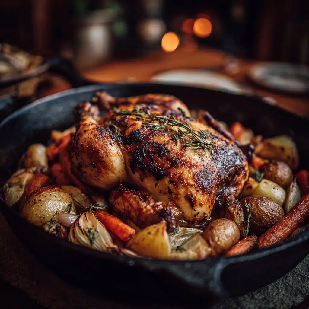 Winter Herb Roasted Chicken and Vegetables Recipe - Recipe Image