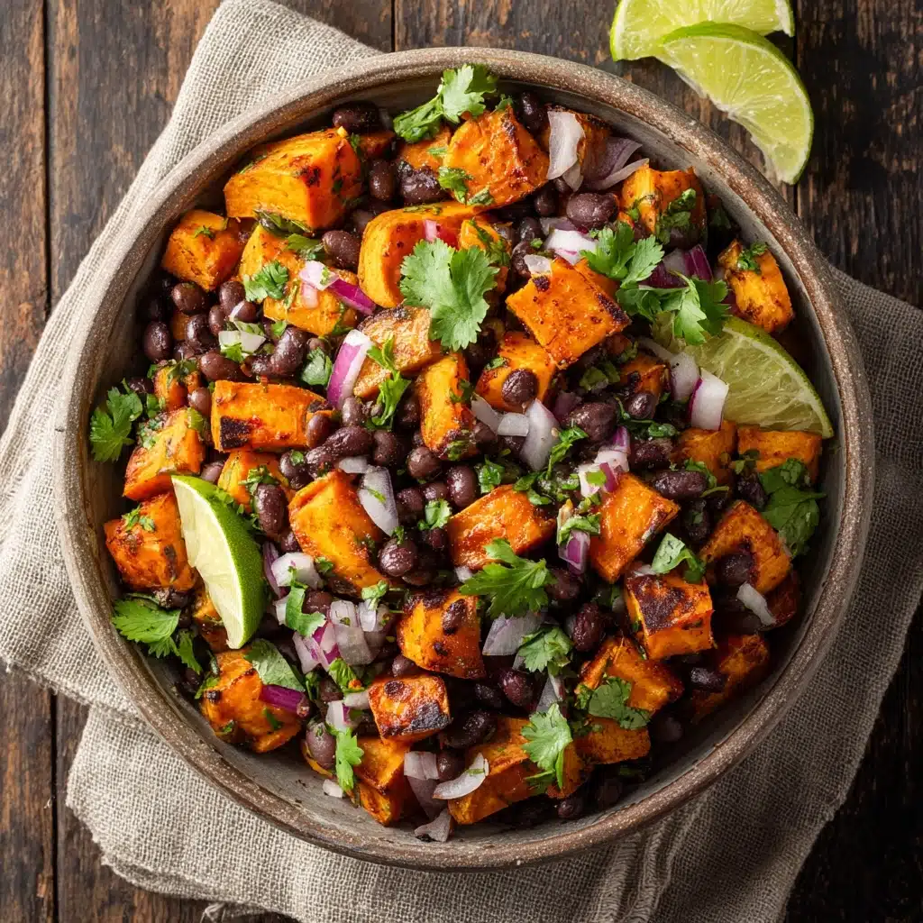 Roasted Sweet Potato & Black Bean Salad Recipe - Recipe Image