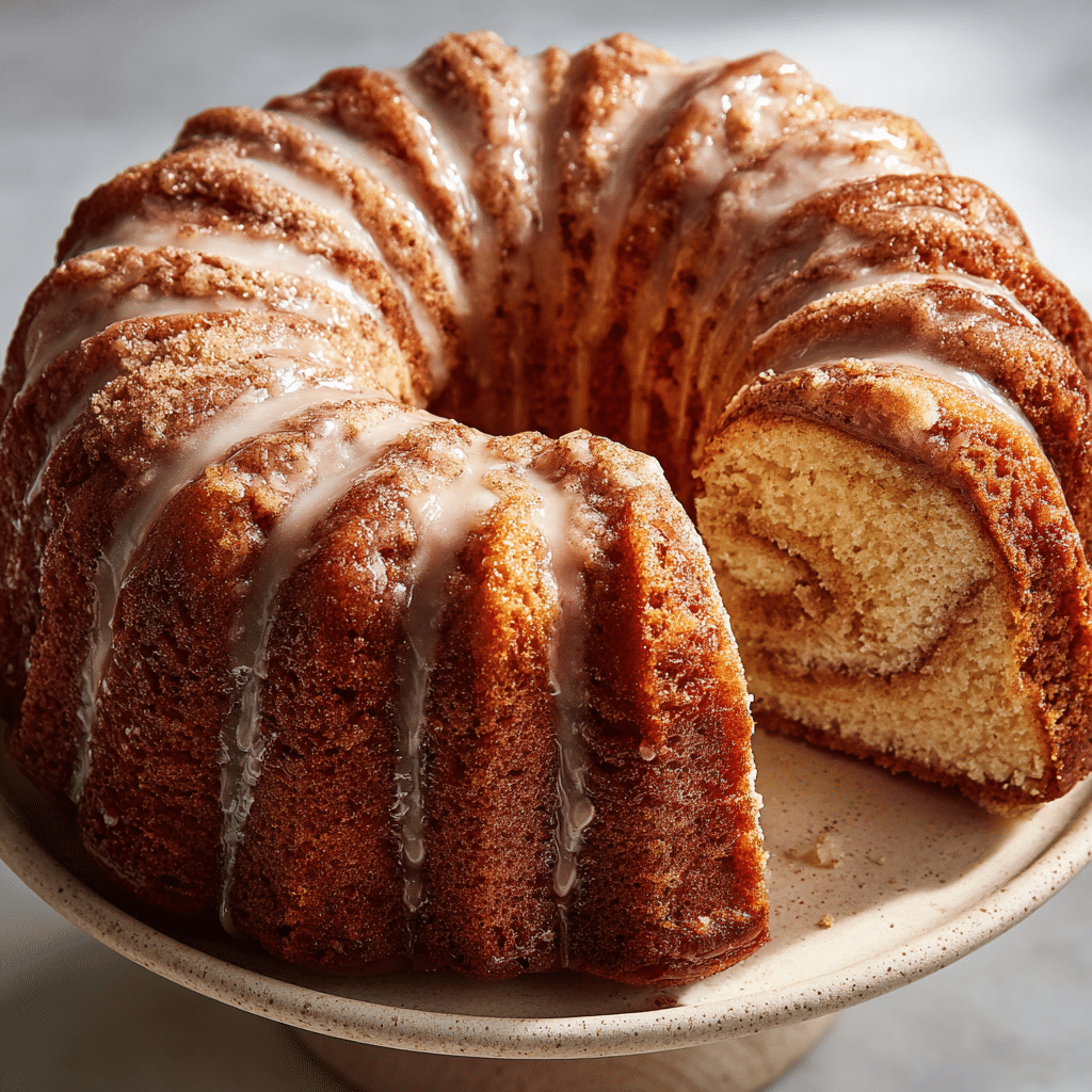 Cinnamon Swirl Bundt Cake Recipe - Recipe Image