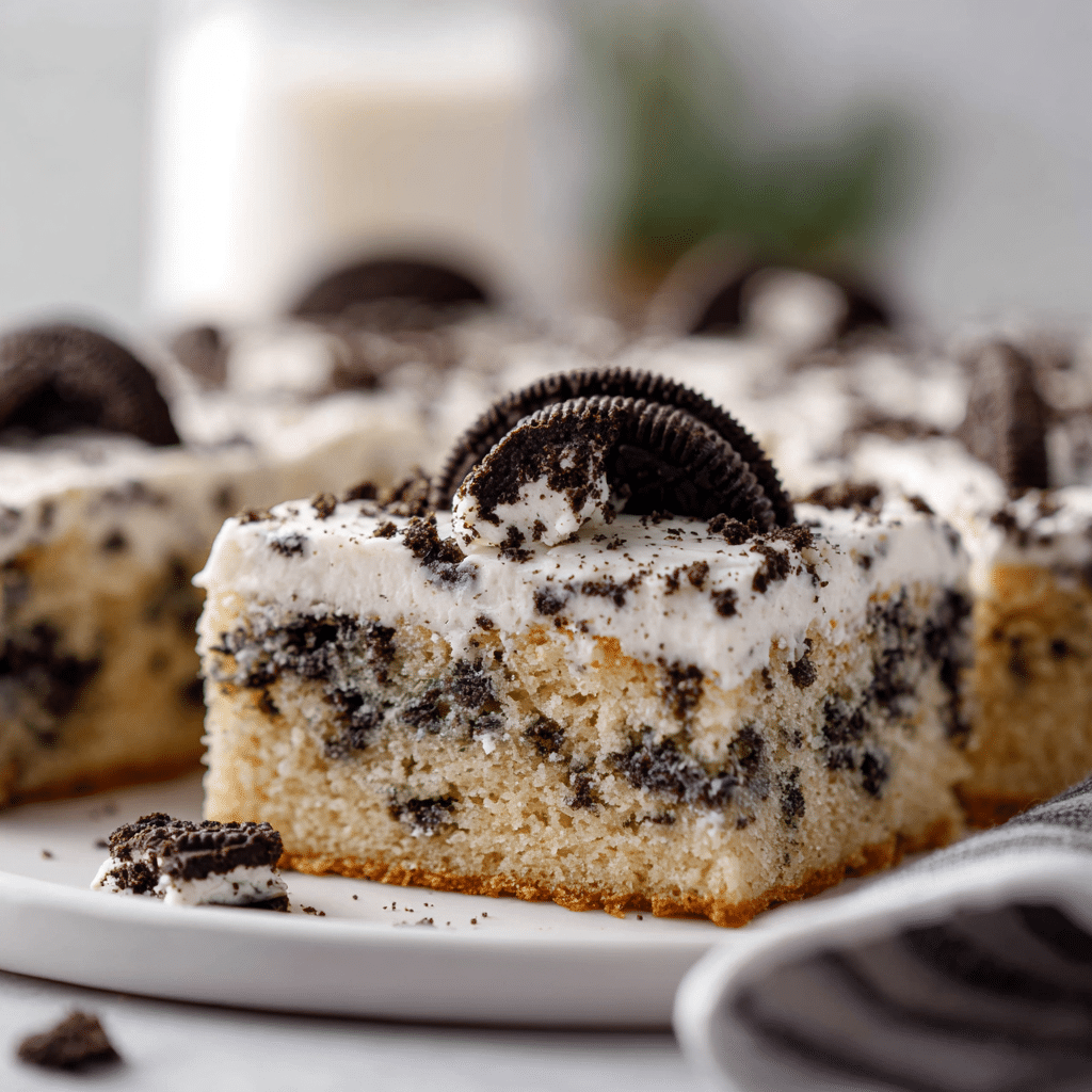 Cookies and Cream Sheet Cake Recipe - Recipe Image