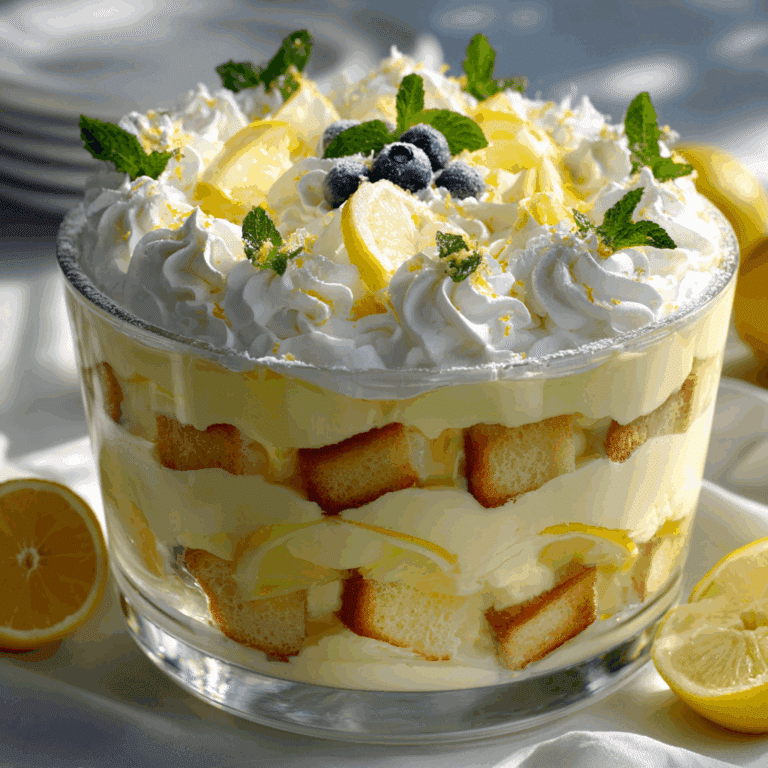 Lemon Cream Trifle Recipe