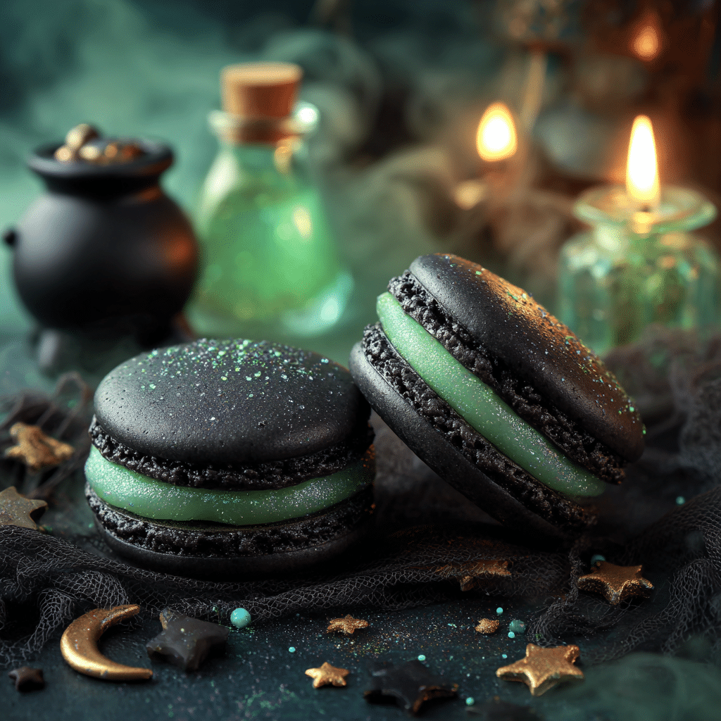 Cauldron Macarons Recipe - Recipe Image