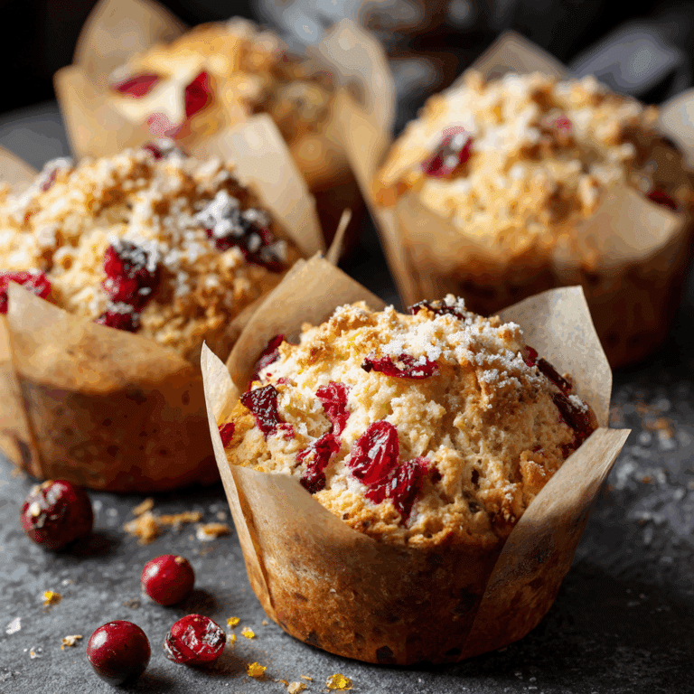 "Orange Cranberry Muffins Recipe