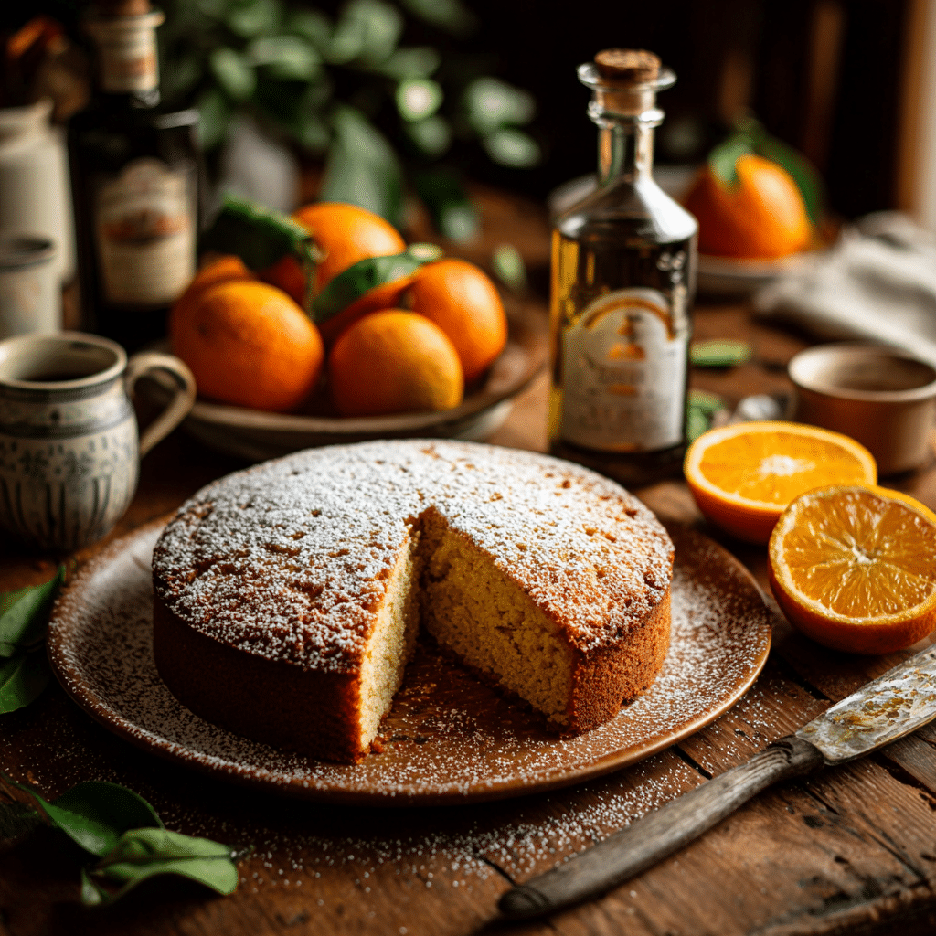 "Orange Olive Oil Cake Recipe